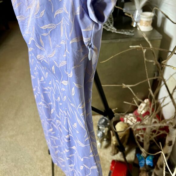 ELINA CREATEUR Women’s DRESS Lilac Two Tone Iridescent Stretch Fabric SIZE 7 - Picture 5 of 11